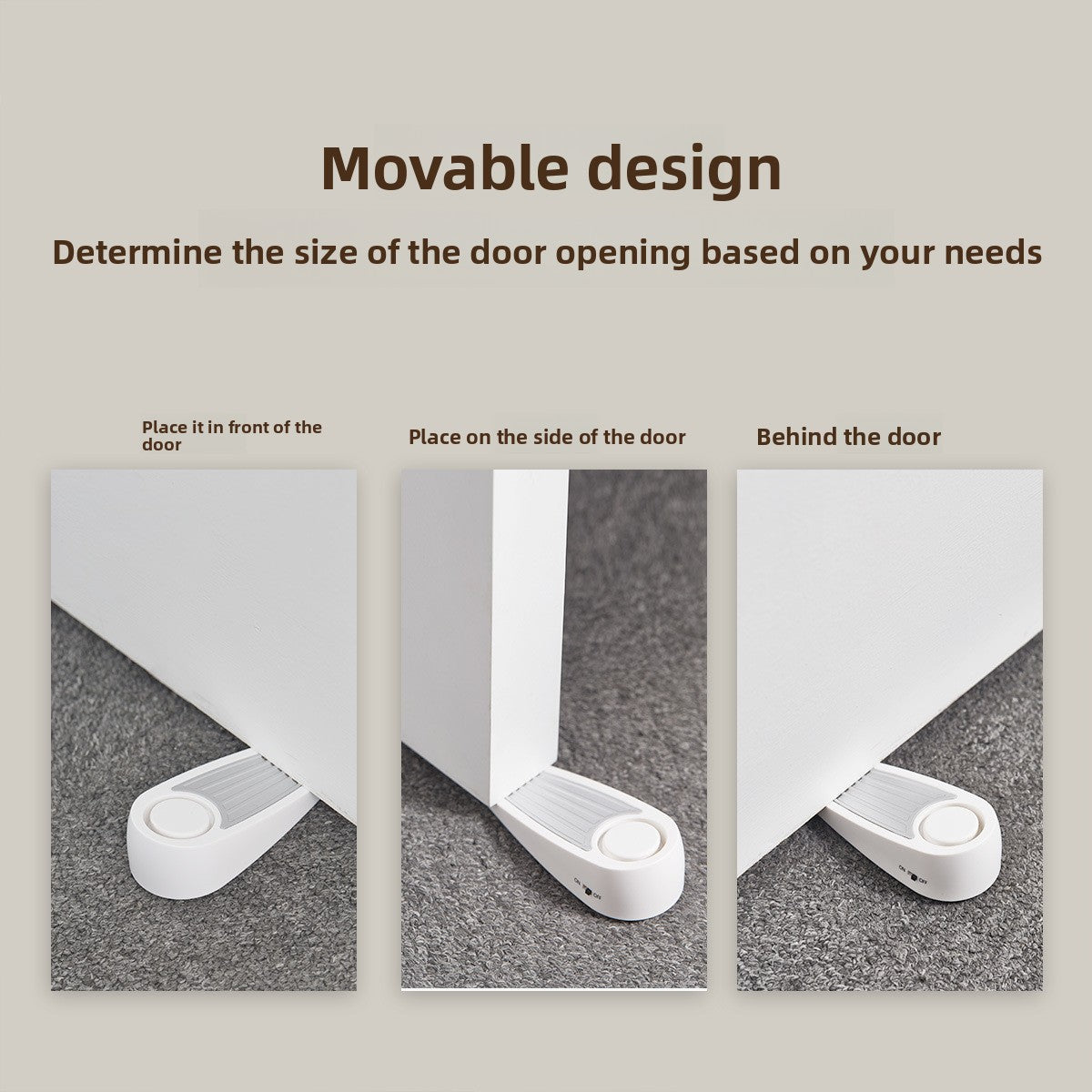 Portable Door Stop Alarm